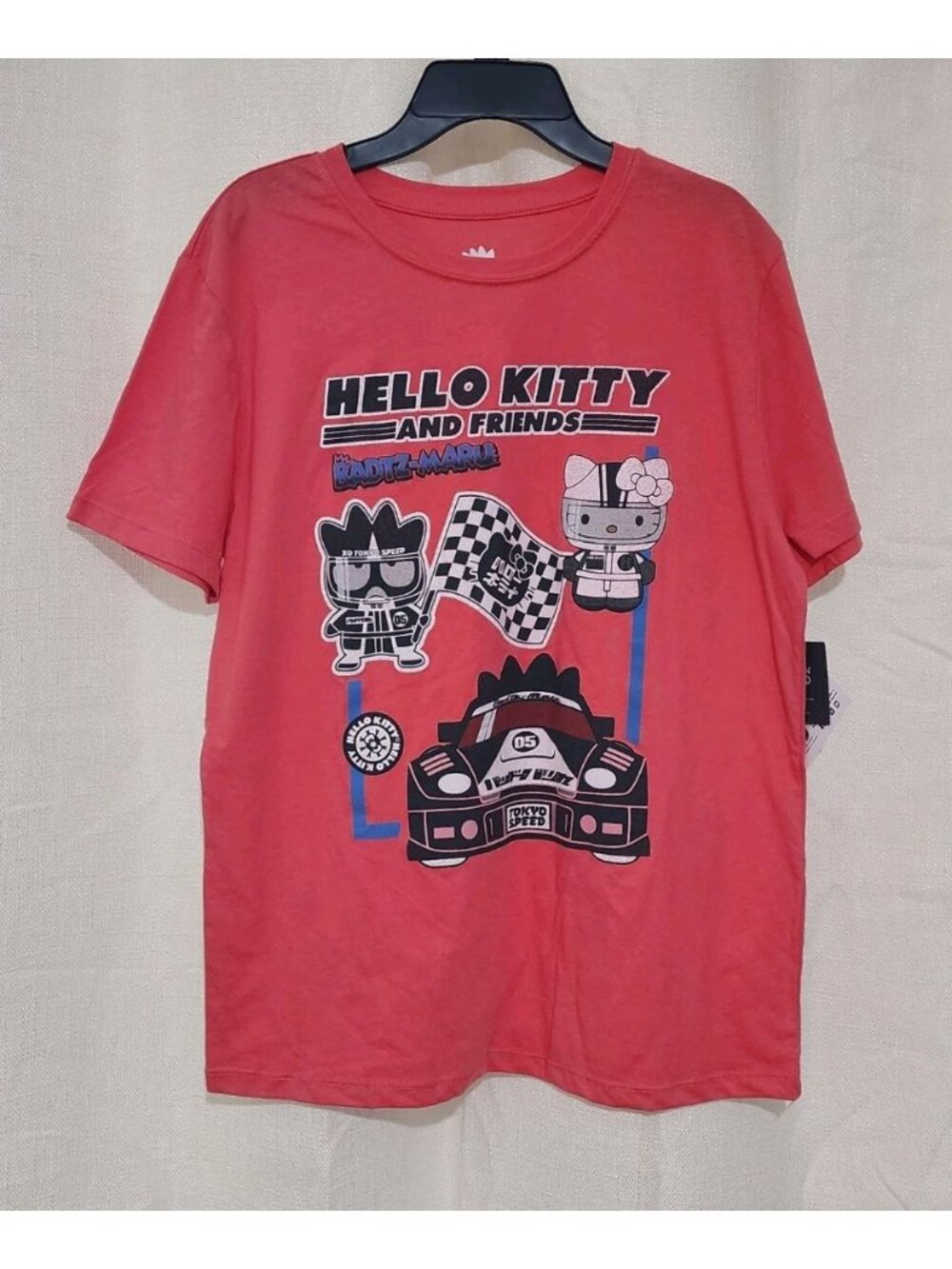 Grayson Threads Kids Big Boys Badtz Maru Graphic T-shirt Red Size Large NWT
